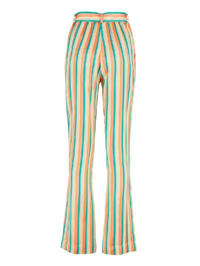 Shop Pinko Giorgia High-waist Wide-leg Trousers In Multicolor