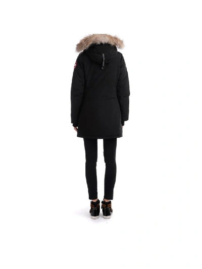 Shop Canada Goose Parka  Rosemont In Black With Non-removable Adjustable Hood In Nero