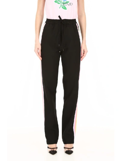 Shop N°21 Joggers With Side Band In Black (black)