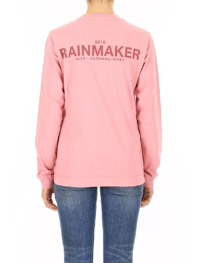 Shop Alyx Rainmaker T-shirt In Desert Pink (pink)