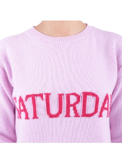 Shop Alberta Ferretti Virgin Wool And Cashmere Dress In Pink