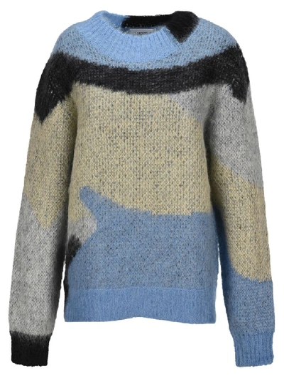 Shop Ambush Color-block Sweater In Blue Multicolor