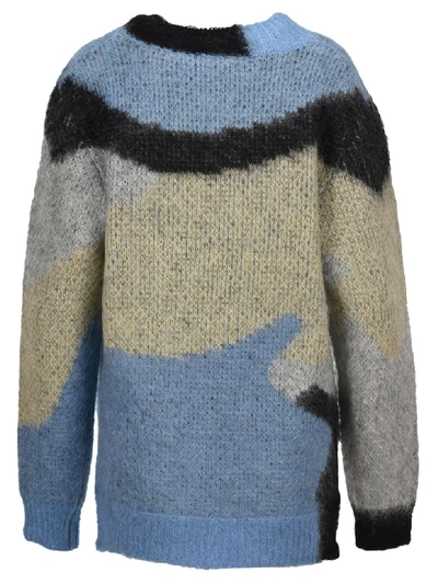Shop Ambush Color-block Sweater In Blue Multicolor