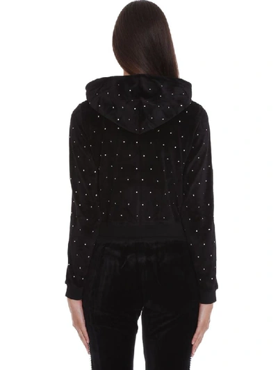 Shop Chiara Ferragni Sweatshirt In Black Chenille