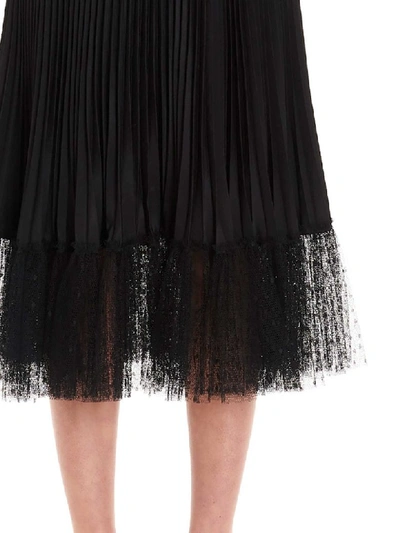 Shop Red Valentino Skirt In Black