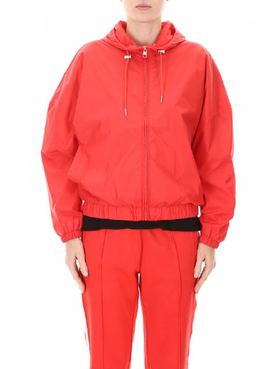 Shop Calvin Klein Jeans Est.1978 Nylon Jacket In Tomato (red)