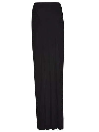 Shop Rick Owens High Waist Skirt In Black