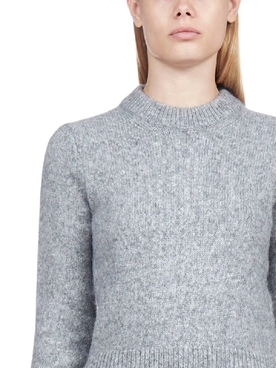 Shop Ami Alexandre Mattiussi Sweater In Heather Grey