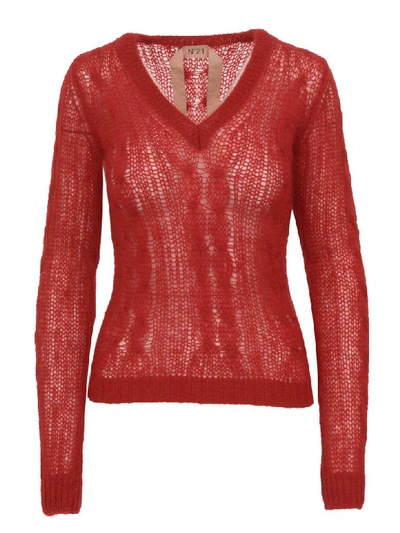 Shop N°21 Sweater  In Red