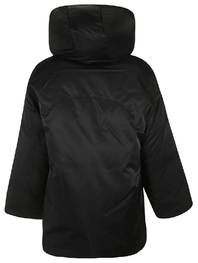 Shop Khrisjoy New Joy Padded Jacket In Black/fuchsia