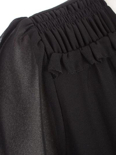 Shop Michael Michael Kors Jumpsuit S/s Wide Pants V Neck In Black