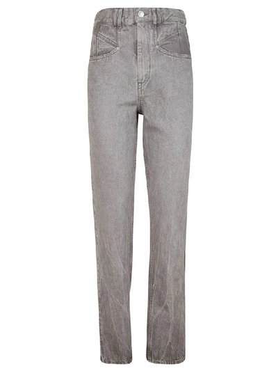 Shop Isabel Marant Dominic Jeans In Light Grey