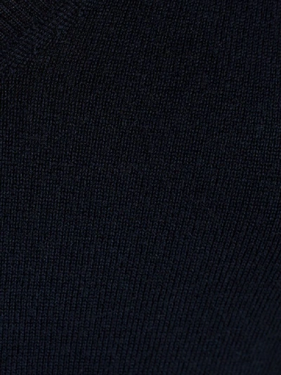 Shop P.a.r.o.s.h Sweater L/s V Neck In Blu