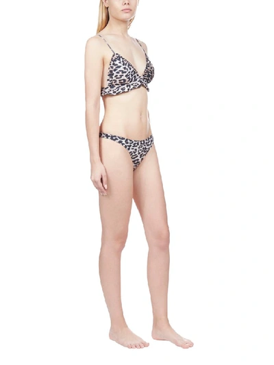 Shop Ganni Swimwear In Leopard