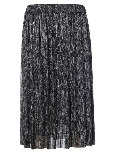 Shop Isabel Marant Étoile Glittered Pleated Skirt