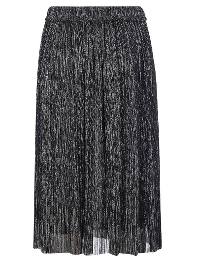 Shop Isabel Marant Étoile Glittered Pleated Skirt