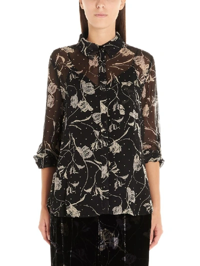 Shop Diane Von Furstenberg Lorelei Two Shirt In Black