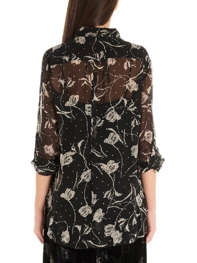 Shop Diane Von Furstenberg Lorelei Two Shirt In Black