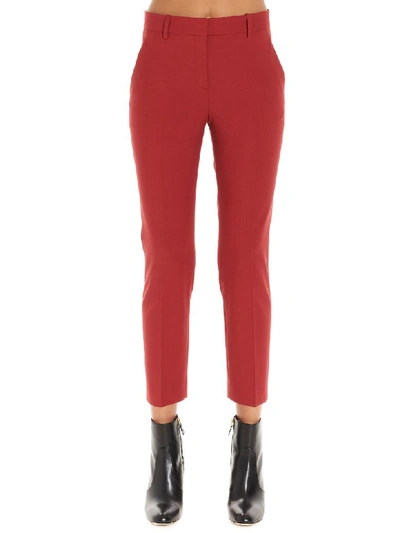 Shop Theory Treeca Pants In Red