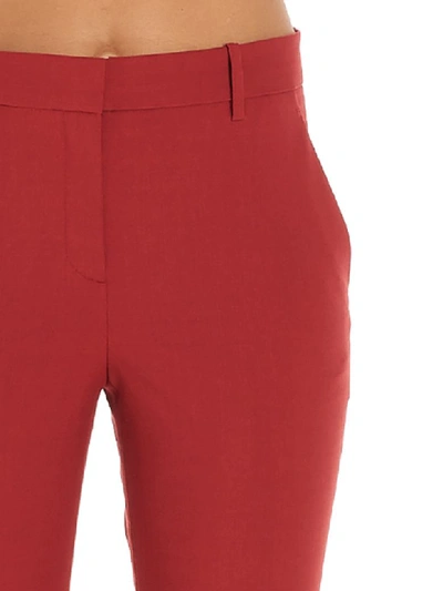 Shop Theory Treeca Pants In Red