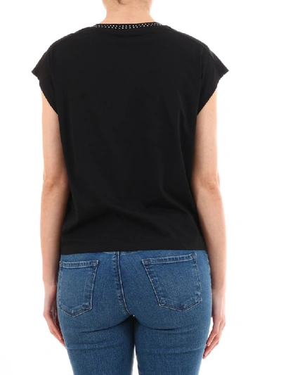 Shop Celine Black T-shirt Mini Studs