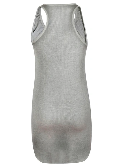 Shop Avant Toi Knitted Tank Top In Grey