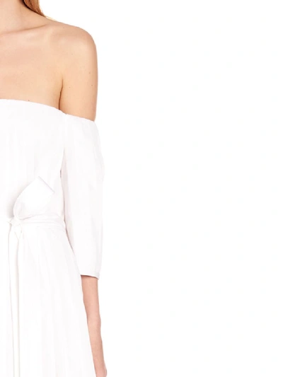 Shop Gabriela Hearst Narciso Dress In White