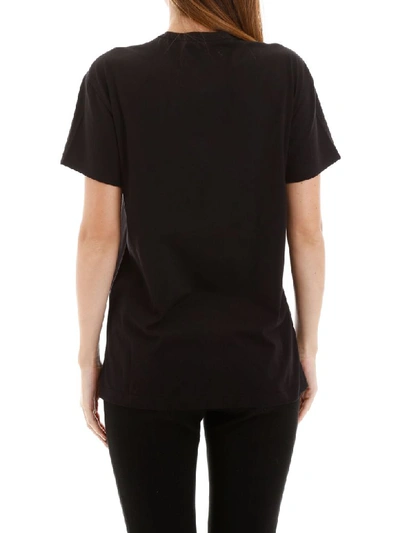 Shop Iceberg T-shirt With Beaded Logo In Nero (black)