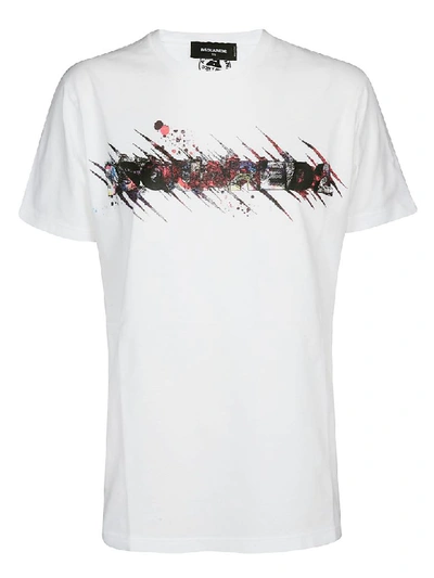 Shop Dsquared2 Print T-shirt In White