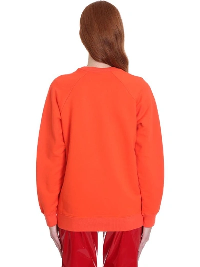 Shop Kirin Sweatshirt In Orange Cotton