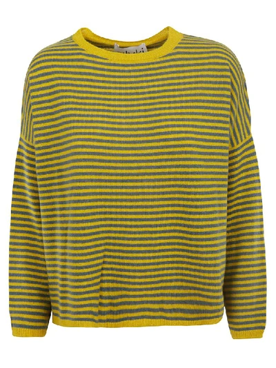 Shop Alyki Sophie Sweater In Yellow/grey