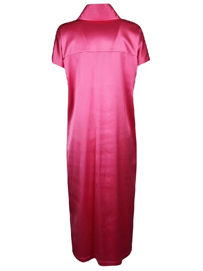 Shop Balenciaga Stretch Dress In Shock Pink