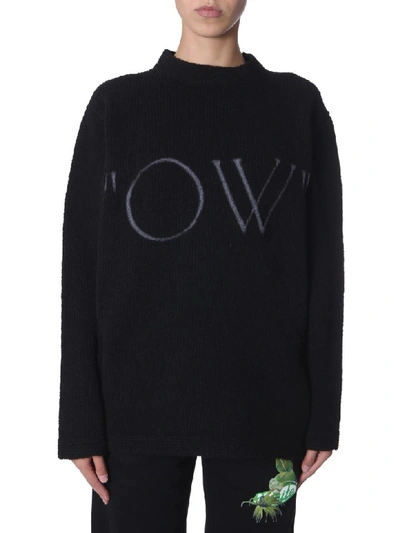Shop Off-white Oversize Fit Shirt In Nero