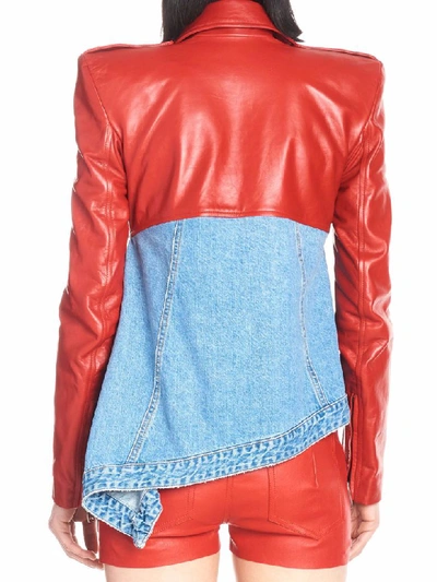 Shop Ben Taverniti Unravel Project Jacket In Red