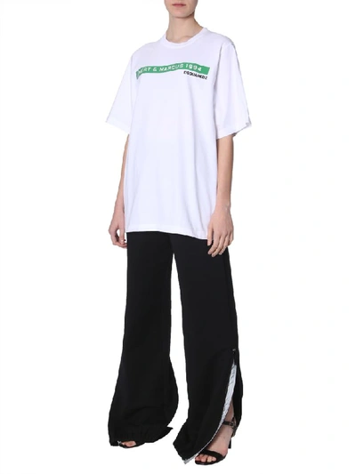 Shop Dsquared2 Oversized T-shirt In Bianco