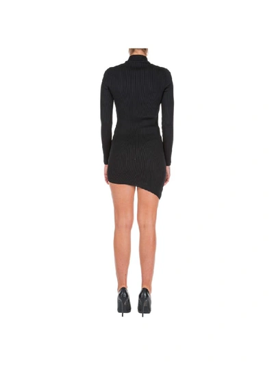 Shop Gcds Big Heart Mini Dress In Black