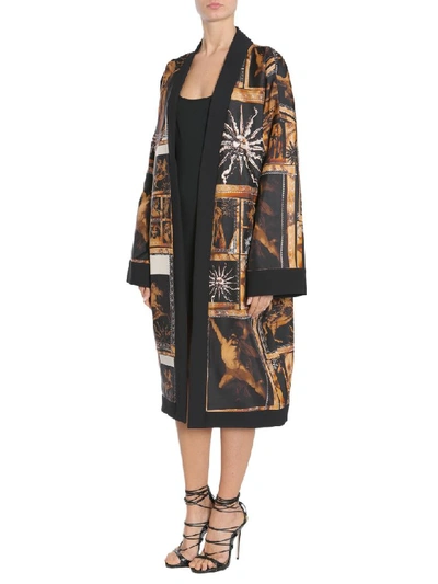 Shop Fausto Puglisi Silk Kimono In Multicolor