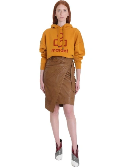 Shop Isabel Marant Étoile Mansel Sweatshirt In Yellow Cotton