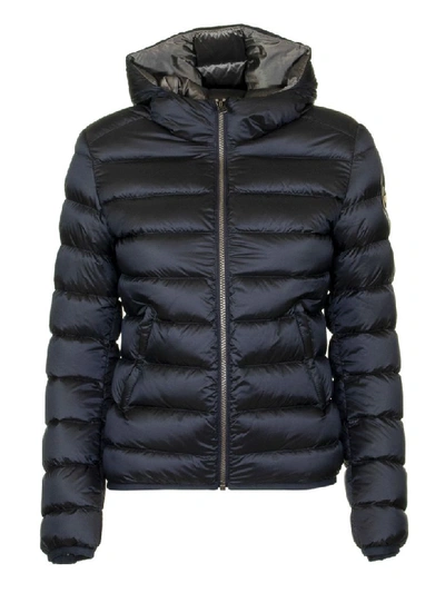 Shop Colmar Place Short Down Jacket With Hood In Blue