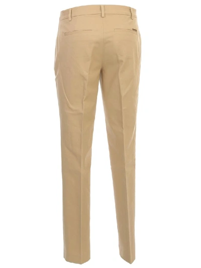 Shop Michael Michael Kors Miranda Pants Cotton In Khaki