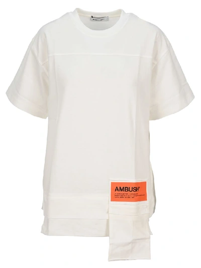 Shop Ambush Waist Pocket T-shirt In White
