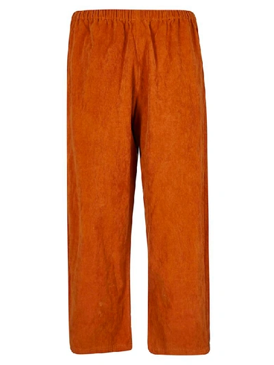 Shop A Punto B Elasticated Cropped Trousers In Orange