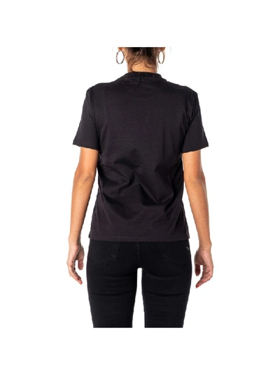 Shop Msgm Cotton T-shirt In Black