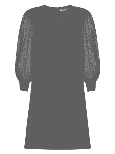 Shop Givenchy V-neck Shift Dress In Nero