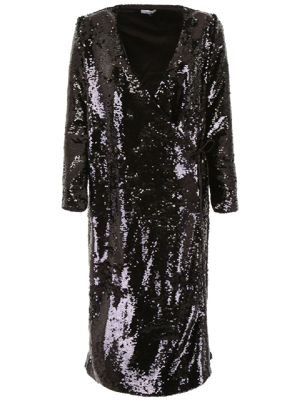 ganni sequin dress
