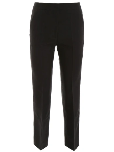 Shop Stella Mccartney Tartan Wide-leg Trousers In Black (black)