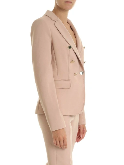 Shop Pinko Blazer In Beige