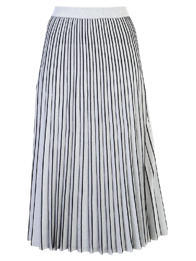 Shop Proenza Schouler Pleated Skirt In Metallic