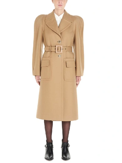 Shop Givenchy Coat In Beige