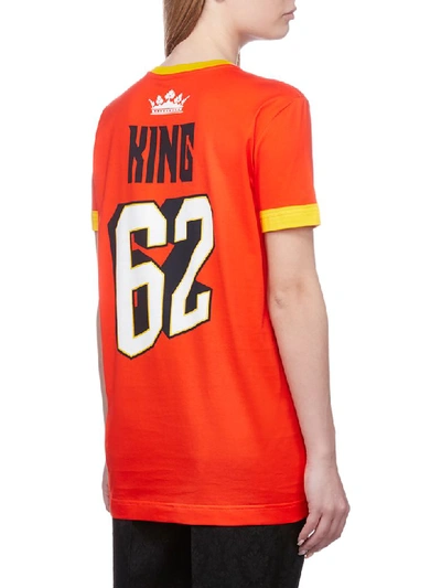 Shop Dolce & Gabbana Royals T-shirt In Rosso Multicolor